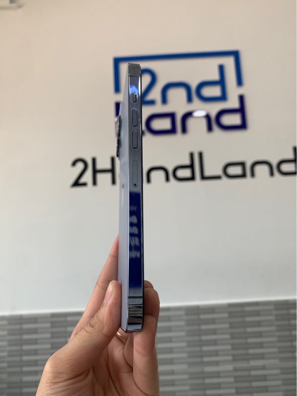 Điện thoại iPhone 13 Promax - LL/A - 128GB - Màu xanh - Pin 85% - Ngoại hình: 97% - Màn linh kiện, màn trầy - Body