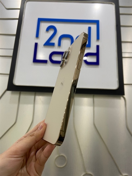 Điện thoại iPhone 13 Promax - LL/A - 128GB - Pin 100% thay new - Màu vàng gold - Ngoại hình: 98% - Màn xước nhẹ - Body 1