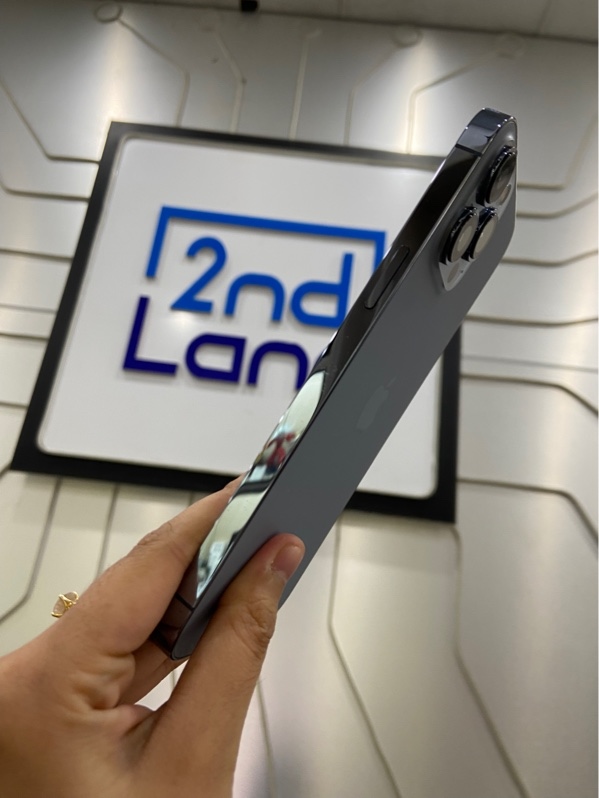 Điện thoại iPhone 13 ProMax - LL/A - 128GB - Pin 100% thay new - Màu xanh - Ngoại hình: 97% - Xước dăm màn, sườn - Body