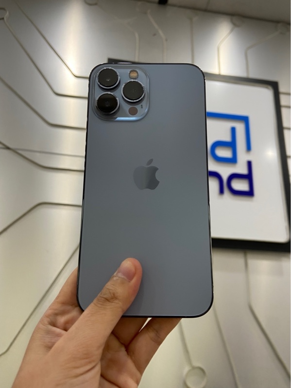 Điện thoại iPhone 13 ProMax - LL/A - 128GB - Pin 83% - Màu xanh - Ngoại hình: 97% - Viền camera sau - Body