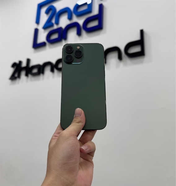 Điện thoại iPhone 13 Promax - LL/A - 256GB - IOS 26.0.1 - Pin 100% đã thay new - Màu xanh - Ngoại hình 98% - Body