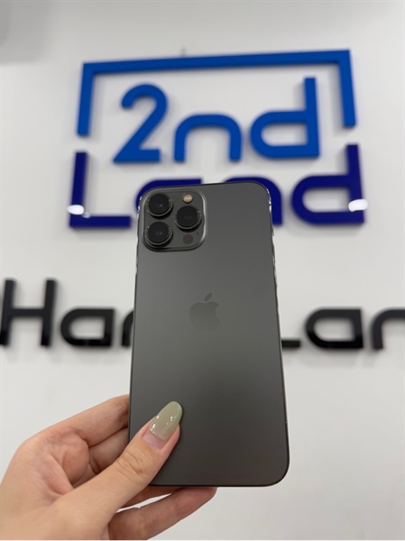 Điện thoại iPhone 13 promax - LL/A - IOS 16.0.3 - 128GB - Màu xám - Pin 82% - Ngoại hình 97% - Màn trầy - Kèm sạc
