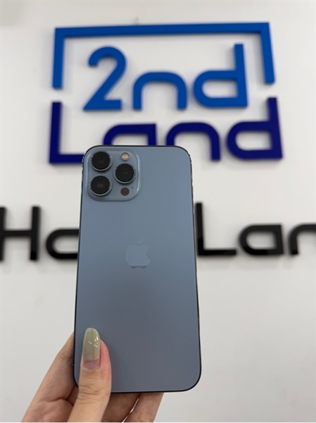 Điện thoại iPhone 13 promax - LL/A - IOS 17.2.1 - 256GB - Màu xanh - Pin 85% - Ngoại hình 98% - Kèm sạc