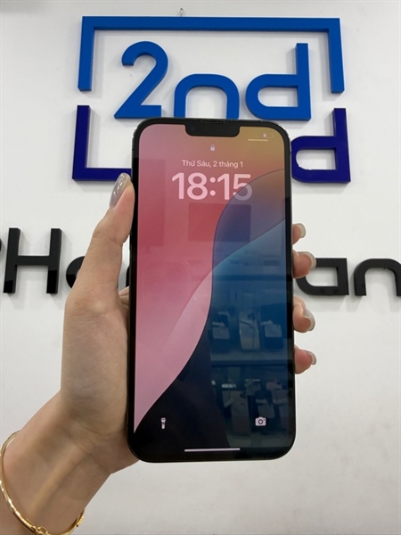 Điện thoại iPhone 13 promax - LL/A - IOS 18.6.2 - 128GB - Màu xanh lá - Pin thay 100% - Ngoại hình 98% - Màn xước , viền xước - Body 2