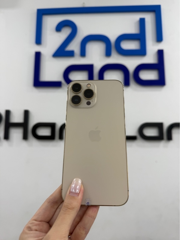 Điện thoại iPhone 13 Promax - LL/A - IOS 26.1 - 128gb - Màu Gold - Pin thay 100% - Ngoại hình 98% - Màn xước nhẹ - Kèm sạc linh kiện