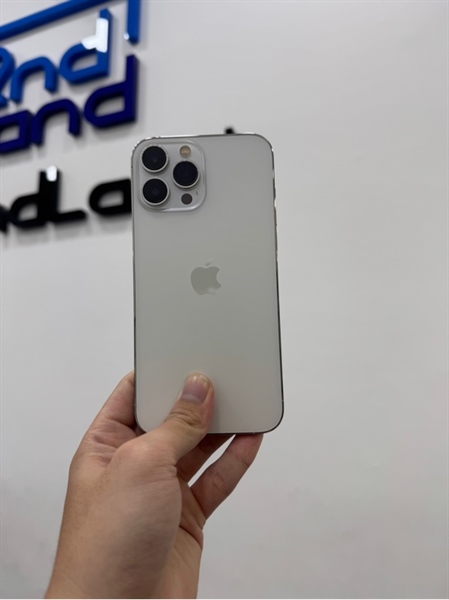 Điện thoại iPhone 13 Promax - TH/A - 256GB - IOS 26.2 - Pin 100% đã thay new - Màu bạc - Ngoại hình 98% - Body