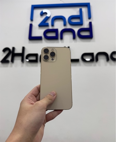 Điện thoại iPhone 13 Promax - VN/A - 128GB - IOS 26.2 - Pin 100% thay new - Màu gold - Ngoại hình 97% - Body