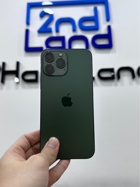 Điện thoại iPhone 13 Promax - VN/A - 128GB - iOS 26.6.2 - Pin 100% thay new - Màu xanh lá - Ngoại hình 97% - Body