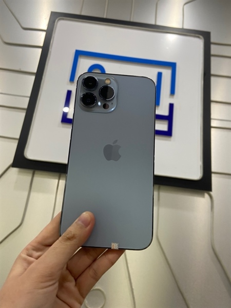 Điện thoại iPhone 13 Promax - VN/A - 128GB - Pin 100% thay linh kiện - Màu xanh dương - Ngoại hình: 97% - Màn thay linh kiện (vẫn có 120hz/oled) - Body