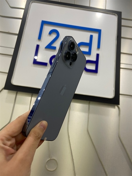 Điện thoại iPhone 13 Promax - VN/A - 128GB - Pin 100% thay linh kiện - Màu xanh dương - Ngoại hình: 97% - Màn thay linh kiện (vẫn có 120hz/oled) - Body 1