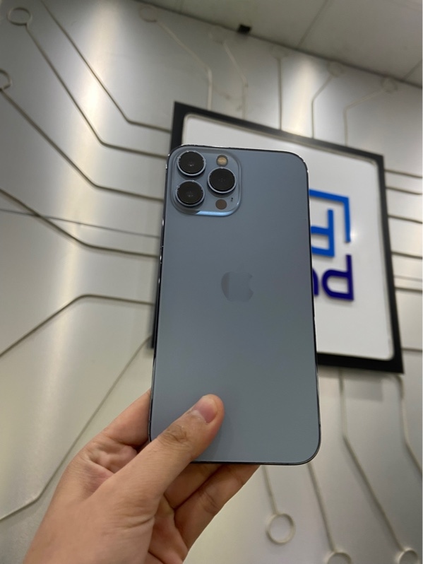 Điện thoại iPhone 13 Promax - VN/A - 128GB - Pin 100% thay new - Màu xanh - Ngoại hình: 97% - Body