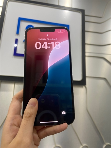 Điện thoại iPhone 13 Promax - VN/A - 128GB - Pin 84% - Màu xanh - Ngoại hình: 97% - Màn xước - Body 3