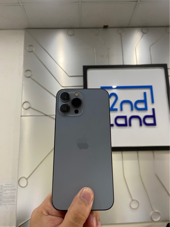 Điện thoại iPhone 13 Promax - VN/A - 128GB - Pin 88% - Màu xanh - Ngoại hình: 97% - Xước khung viền - Body