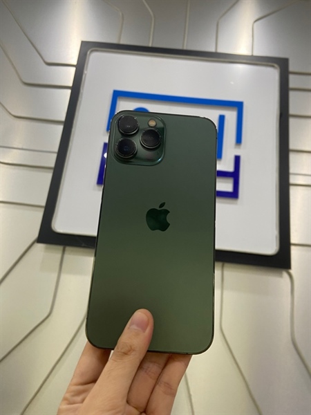 Điện thoại iPhone 13 Promax - VN/A - 128GB - Sim vật lý - Pin 83% - Màu xanh - Ngoại hình: 98% - Camera đã thay, màn lưu ảnh - Body