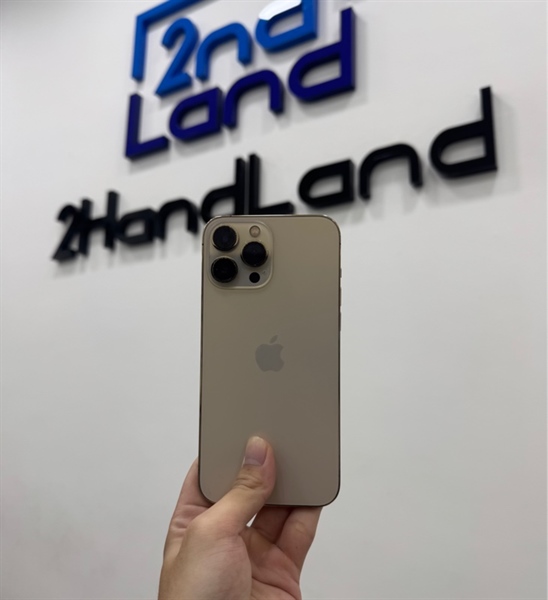 Điện thoại iPhone 13 Promax - VN/A - 256GB - IOS 18.6.2 - Pin 100% đã thay - Màu Gold - Ngoại hình 97% - Body