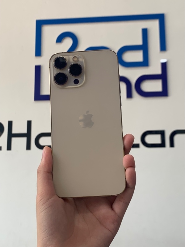 Điện thoại iPhone 13 promax - Vn/a - 256gb - Màu gold - Pin 100% đã thay - Ngoại hình: 97% - Body