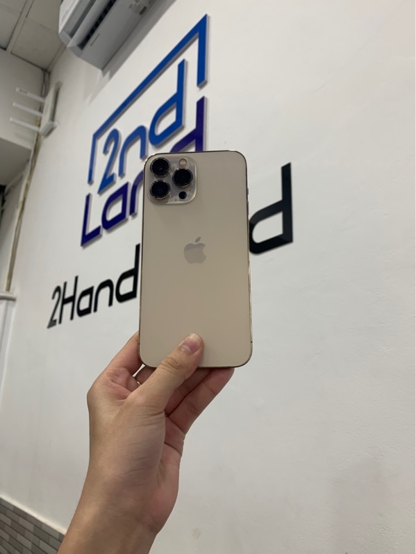 Điện thoại iPhone 13 Promax - VN/A - 256GB - Màu vàng - Pin linh kiện 100% đã thay - Ngoại hình: 97% - Màn linh kiện oled - Body