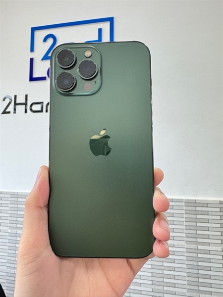 Điện thoại iPhone 13 Promax - VN/A - 256GB - Màu xanh lá - Pin 100% đã thay - Ngoại hình 98% - Body