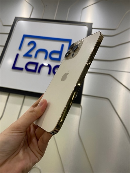 Điện thoại iPhone 13 Promax - VN/A - 256GB - Pin 100% thay new - Màu vàng gold - Ngoại hình: 98% - Body 2