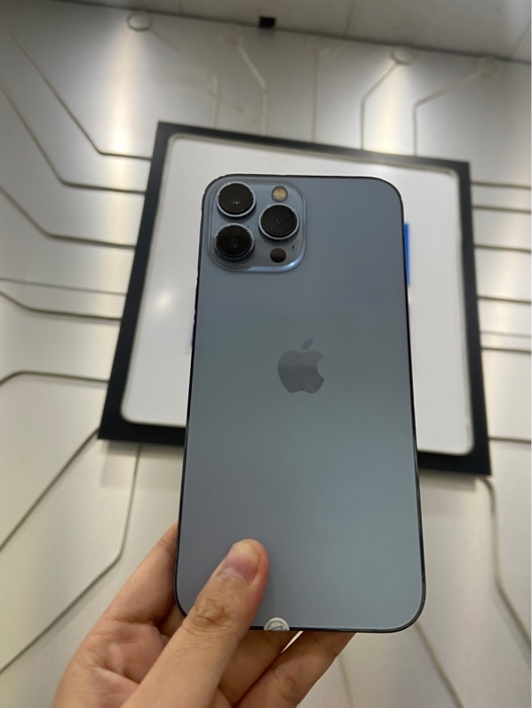 Điện thoại iPhone 13 Promax - VN/A - 256GB - Pin 94% - Màu xanh - Ngoại hình: 97% - Xước cấn, màn linh kiện - Body