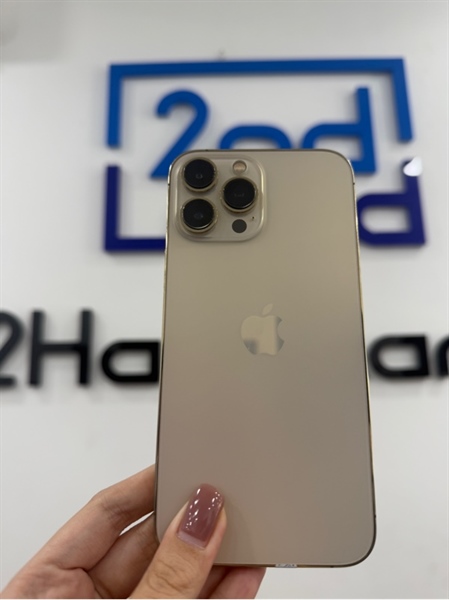Điện thoại iPhone 13 promax - VN/A - IOS 18.6.2 - 256GB - Màu vàng - Pin thay 100% - Ngoại hình 97% - Màn trầy - Body