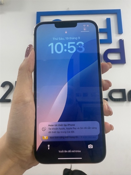Điện thoại iPhone 13 promax - VN/A - IOS 18.6.2 - 256GB - Màu vàng - Pin thay 100% - Ngoại hình 97% - Màn trầy nặng , viền cam trầy - Body 2