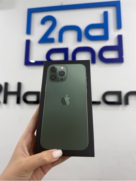 Điện thoại iPhone 13 promax - ZP/A - IOS 17.5.1 - 256GB - Màu xanh lá - Pin 85% - Ngoại hình 97% - Đã thay lưng , viền xước - Kèm Box