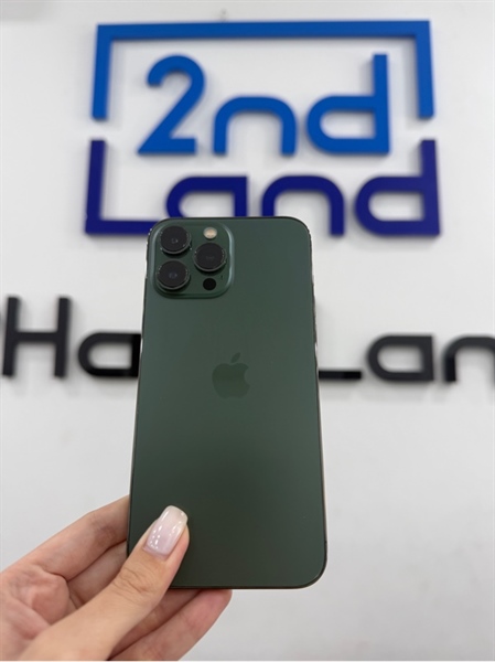 Điện thoại iPhone 13 promax - ZP/A - IOS 17.5.1 - 256GB - Màu xanh lá - Pin 85% - Ngoại hình 97% - Đã thay lưng , viền xước - Kèm Box 1