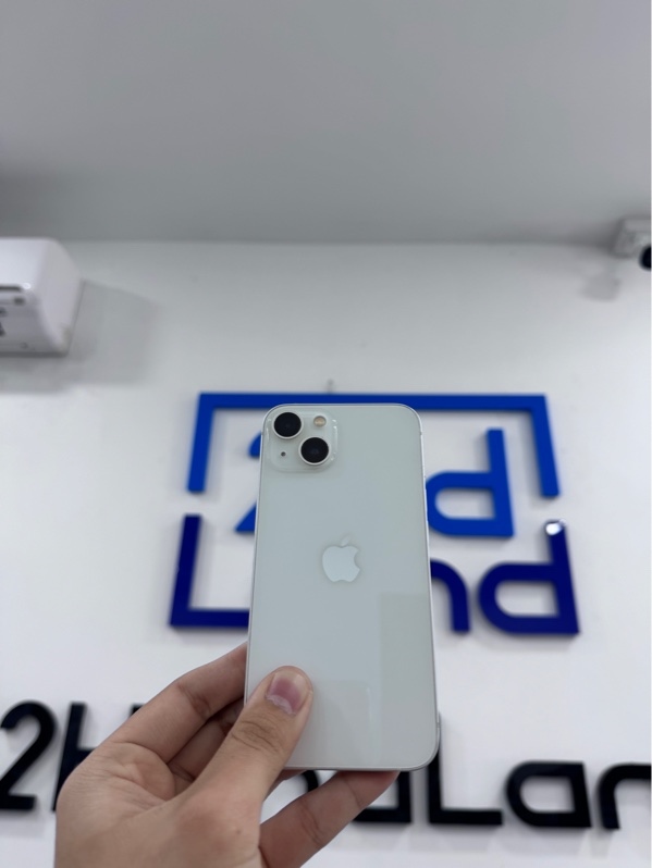 Điện thoại iPhone 13 - VN/A- 128GB - ios 26.6 - Màu trắng - Pin 89% - Ngoại hình 97% - Trầy xước - Kèm sạc linh kiện