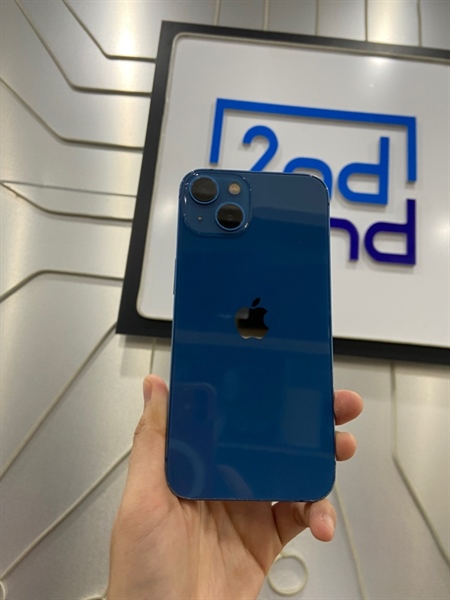Điện thoại iPhone 13 - VN/A - 128GB - IOS 26 beta - Pin 97% báo dòng - Màu xanh dương - Ngoại hình: 97% - Body