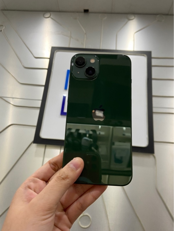 Điện thoại iPhone 13 - VN/A - 128GB - Màu xanh lá - Pin 96% chu kì sạc 594 lần đã thay - Ngoại hình: 98% - Body
