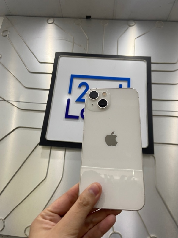 Điện thoại iPhone 13 - VN/A - 128GB - Pin 100% thay new - Màu trắng - Ngoại hình: 97% - Màn ám vàng viền, trầy xước thân nhẹ - Body