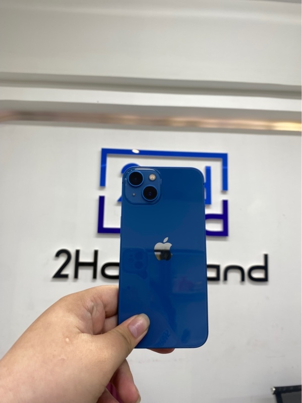 Điện thoại iPhone 13 - VN/A - IOS 26.1 - 128gb - Màu xanh - Pin thay 100% - Ngoại hình 97% - Cấn sườn, màn xước nhiều, hư nút bật tắt âm lượng - Body