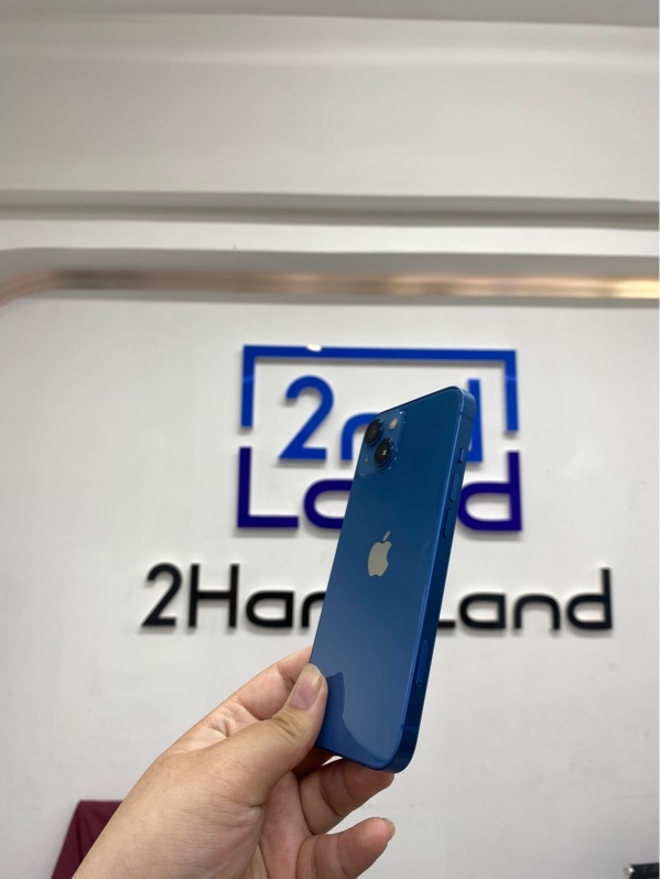 Điện thoại iPhone 13 - VN/A - IOS 26.1 - 128gb - Màu xanh - Pin thay 100% - Ngoại hình 97% - Cấn sườn, màn xước nhiều, hư nút bật tắt âm lượng - Body