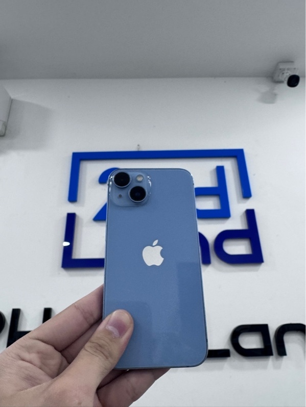 Điện thoại iPhone 14 - 128Gb - VN/A - iOS 26.6.2 - Màu xanh - Pin thay lô 95% - Ngoại hình 97% - Cam thay hãng, trầy xước - Kèm sạc linh kiện