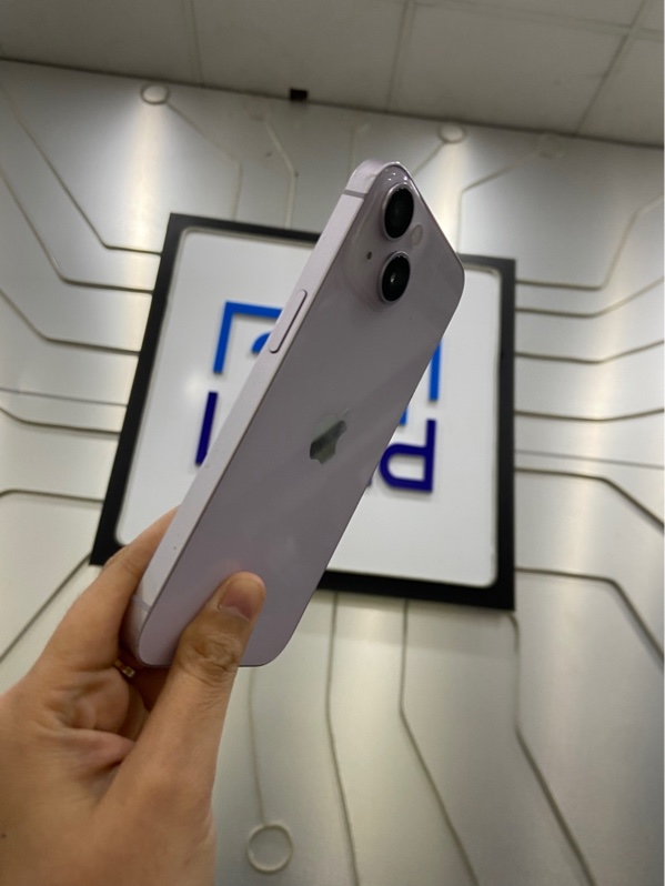 Điện thoại iPhone 14 - CH/A - 128GB - Pin 86% - Màu tím - Ngoại hình: 97% - Trầy cấn nhiều, màn xước nặng - Body