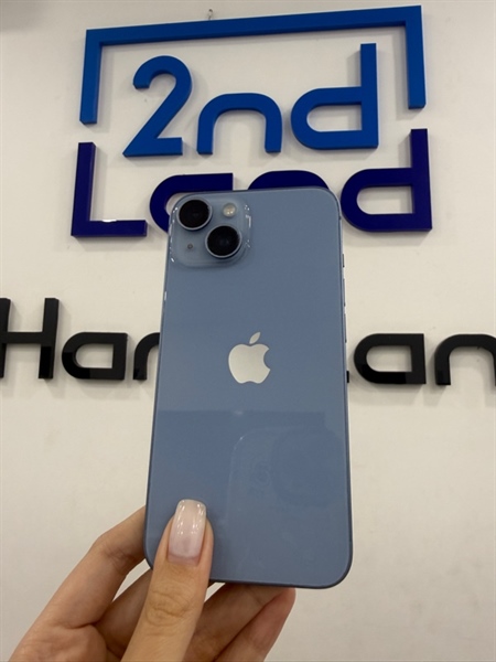 Điện thoại iPhone 14 - KH/A - IOS 18.6 - 256GB - Màu xanh - Pin 87% - Ngoại hình 97% - Màn mẻ nhẹ , viền trầy cấn - Body