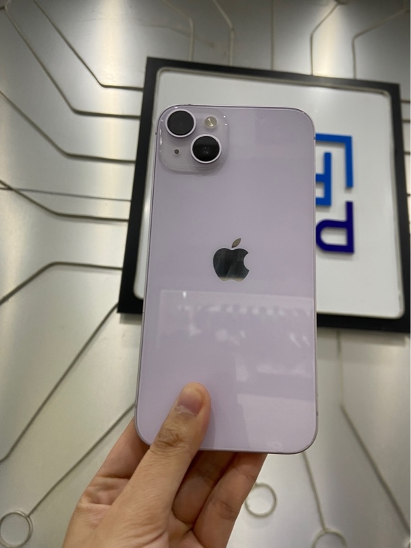 Điện thoại iPhone 14 Plus - IOS 26.7 - LL/A - 256GB - Pin 97% - Màu tím - Ngoại hình: 97% - Nổ sơn li ti - Body