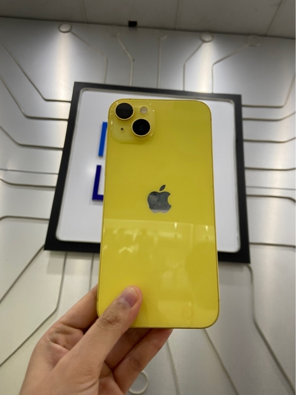 Điện thoại iPhone 14 Plus - LL/A - 128GB - Sim lock - Pin 85% - Màu vàng - Ngoại hình: 97% - Body
