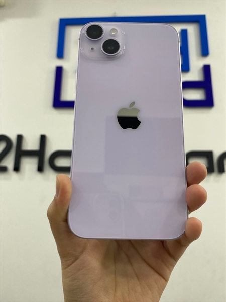 Điện thoại iPhone 14 plus - LL/A - IOS 18.5 - 128GB - Màu tím - Pin 86% - Ngoại hình 97% - Màn ép kính , thay vỏ , kính cam trầy mẻ - Body