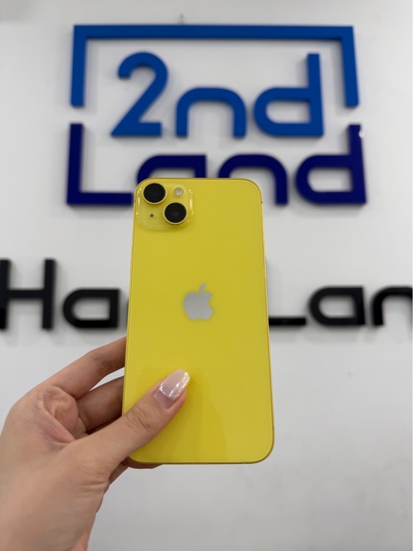 Điện thoại iPhone 14 plus - VN/A - ios 26.3 - 256Gb - Màu vàng - Pin thay 100% - Ngoại hình 98% - Màn trầy , tróc sơn nhẹ - Kèm box