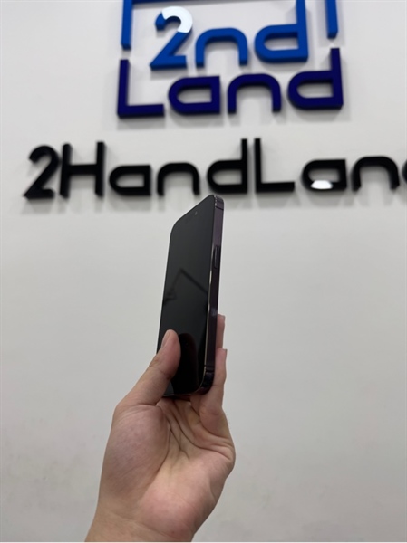 Điện thoại iPhone 14 Pro - KH/A - 128GB - IOS 26.1 - Pin 100% - Màu tím - Ngoại hình 98% - Màn ép kính - Body 1