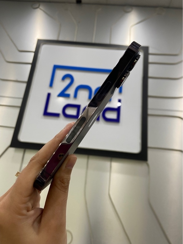 Điện thoại iPhone 14 Pro - LL/A - 128GB - Pin 83% - Màu tím - Ngoại hình: 97% - Màn xước - Body