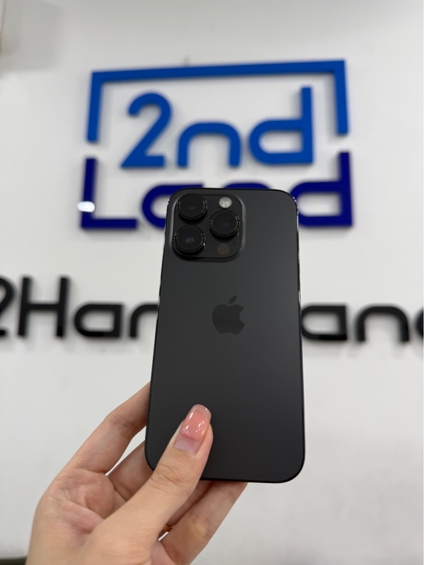 Điện thoại iPhone 14 pro - LL/A - ios 26.4.2 - 128GB - Màu đen - Pin 89% - Ngoại hình 97% - viền cấn nhiều - Kèm sạc linh kiện