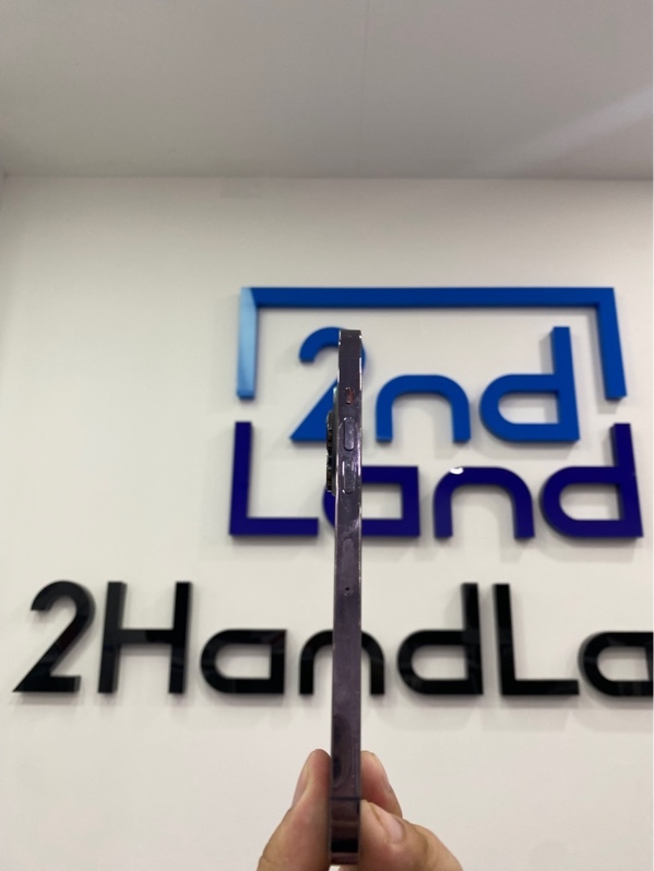 Điện thoại iPhone 14 Pro Max - ZP/A - 128GB - Pin: 100% thay new - Màu tím - Ngoại hình: 97% - Xước sườn - Kèm Box