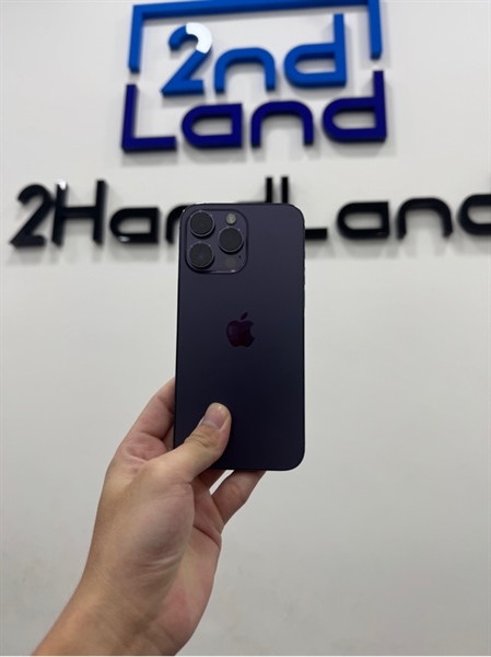 Điện thoại iPhone 14 Promax - LL/A - 128GB - IOS 26.2 - Pin 96% - Màu tím - Ngoại hình 97% - Body