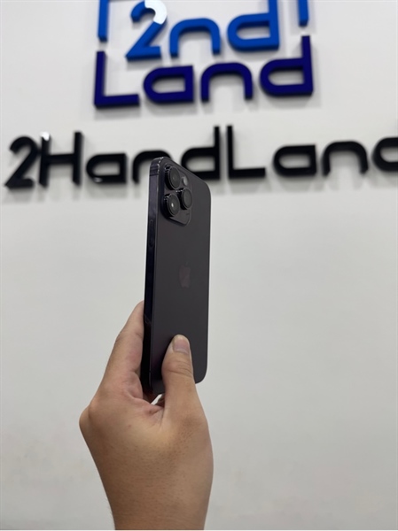 Điện thoại iPhone 14 Promax - LL/A - 128GB - IOS 26.2 - Pin 96% - Màu tím - Ngoại hình 97% - Body 1