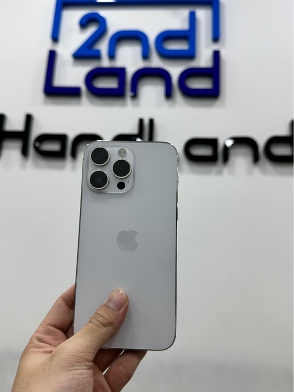 Điện thoại iPhone 14 Promax - LL/A - 128GB - IOS 26.5.2 - Pin 85% - Màu trắng - Ngoại hình 97% - Màn đánh kính - Body
