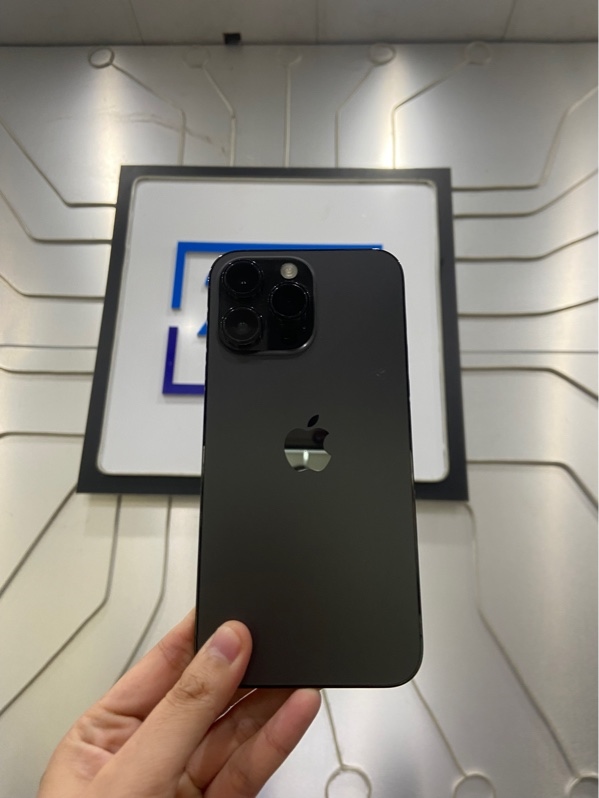 Điện thoại iPhone 14 Promax - LL/A - 128GB - IOS 26.5 - Pin 100% thay new - Màu đen - Ngoại hình: 97% - Viền trầy xướt nhẹ màn trầy , màn ép kính - Body