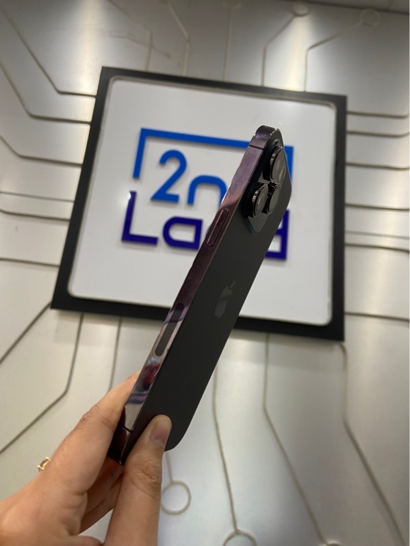 Điện thoại iPhone 14 Promax - LL/A - 128GB - IOS 26.6 - Pin 100% thay new - Màu tím - Ngoại hình: 97% - Body